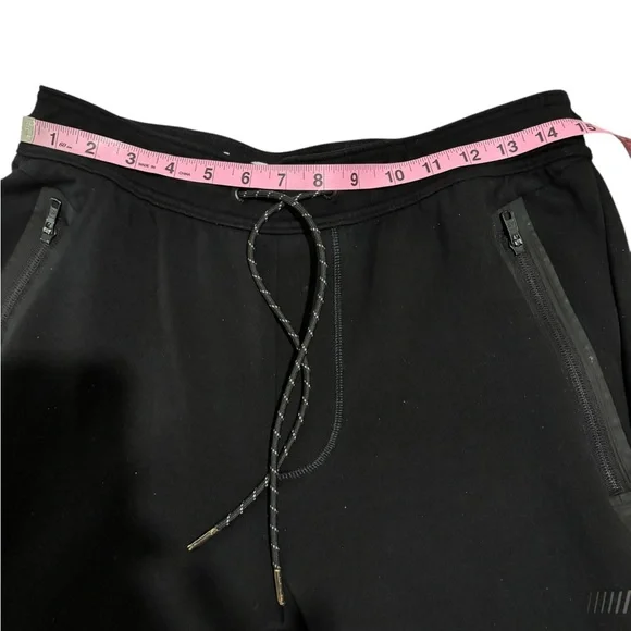 American Eagle Jogger Sweatpants Men’s M Black Zip Pockets Athletic - Picture 10 of 10